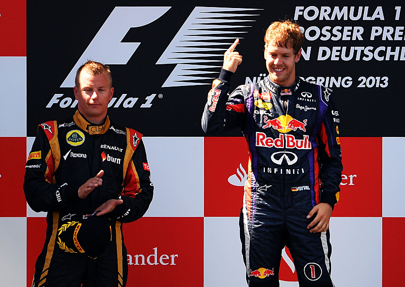 VC Německa - Red Bull - Kimi Raikkonen, Sebastian Vettel