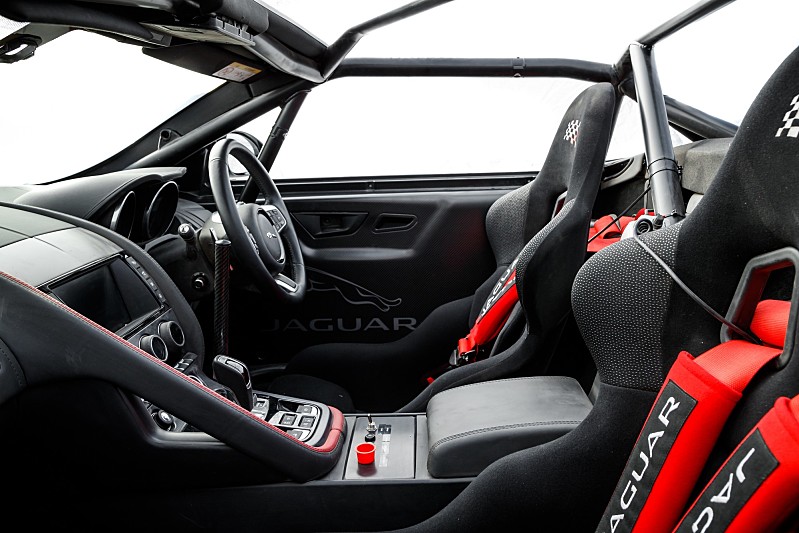 Jaguar F-Type Rally car