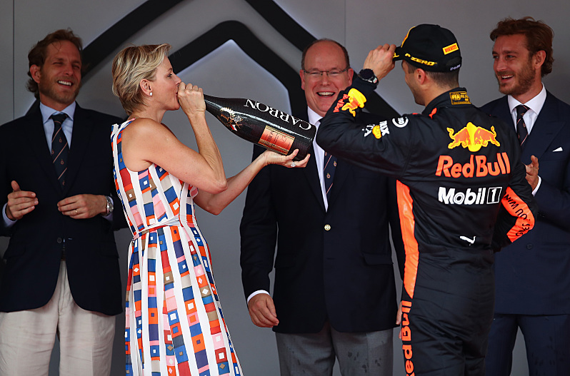 Jak se slaví v Monaku - Daniel Ricciardo